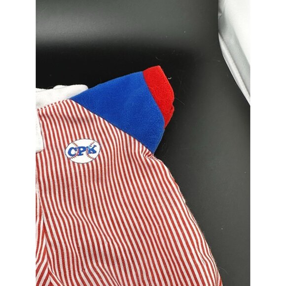 2006 Play Along Cabbage Patch Kid Babies Baseball Red White Striped Romper VHTF - Picture 7 of 14